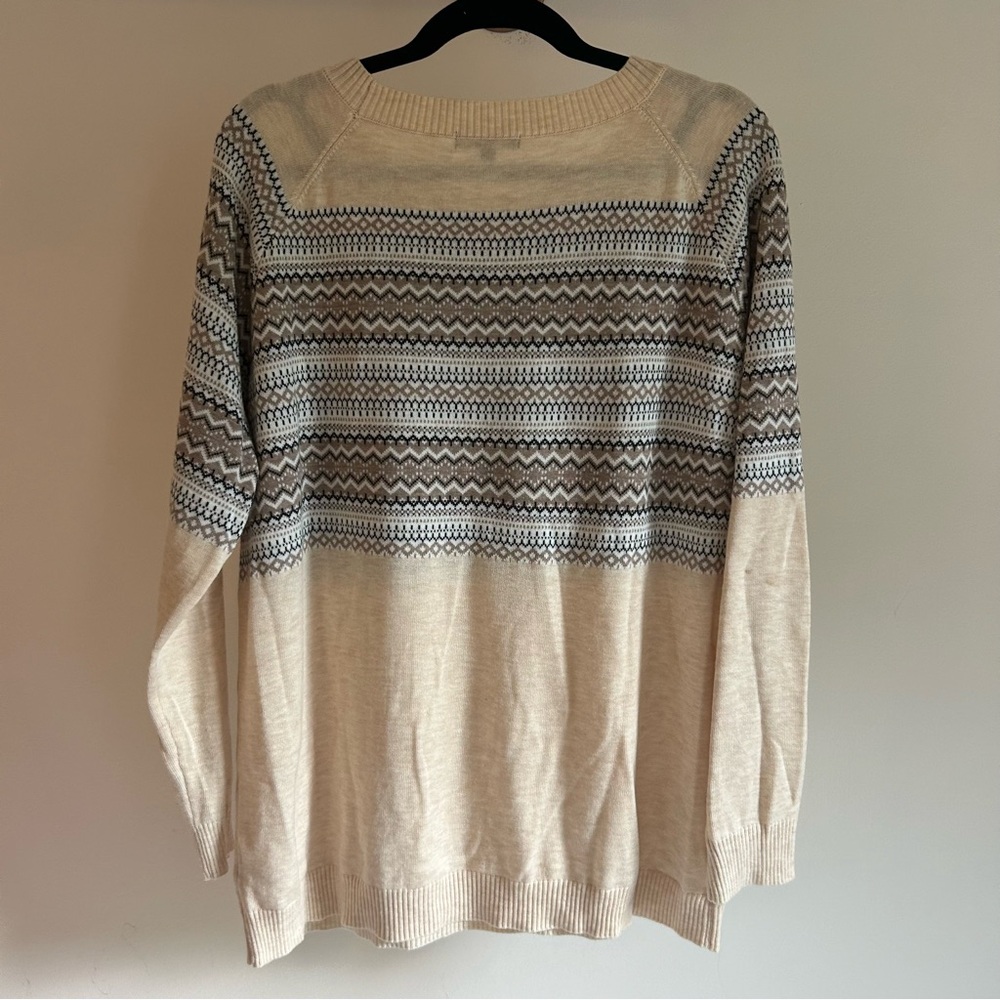 Fate Clairina Textured Knit Blush Pullover Sweater XL - Picture 4 of 6